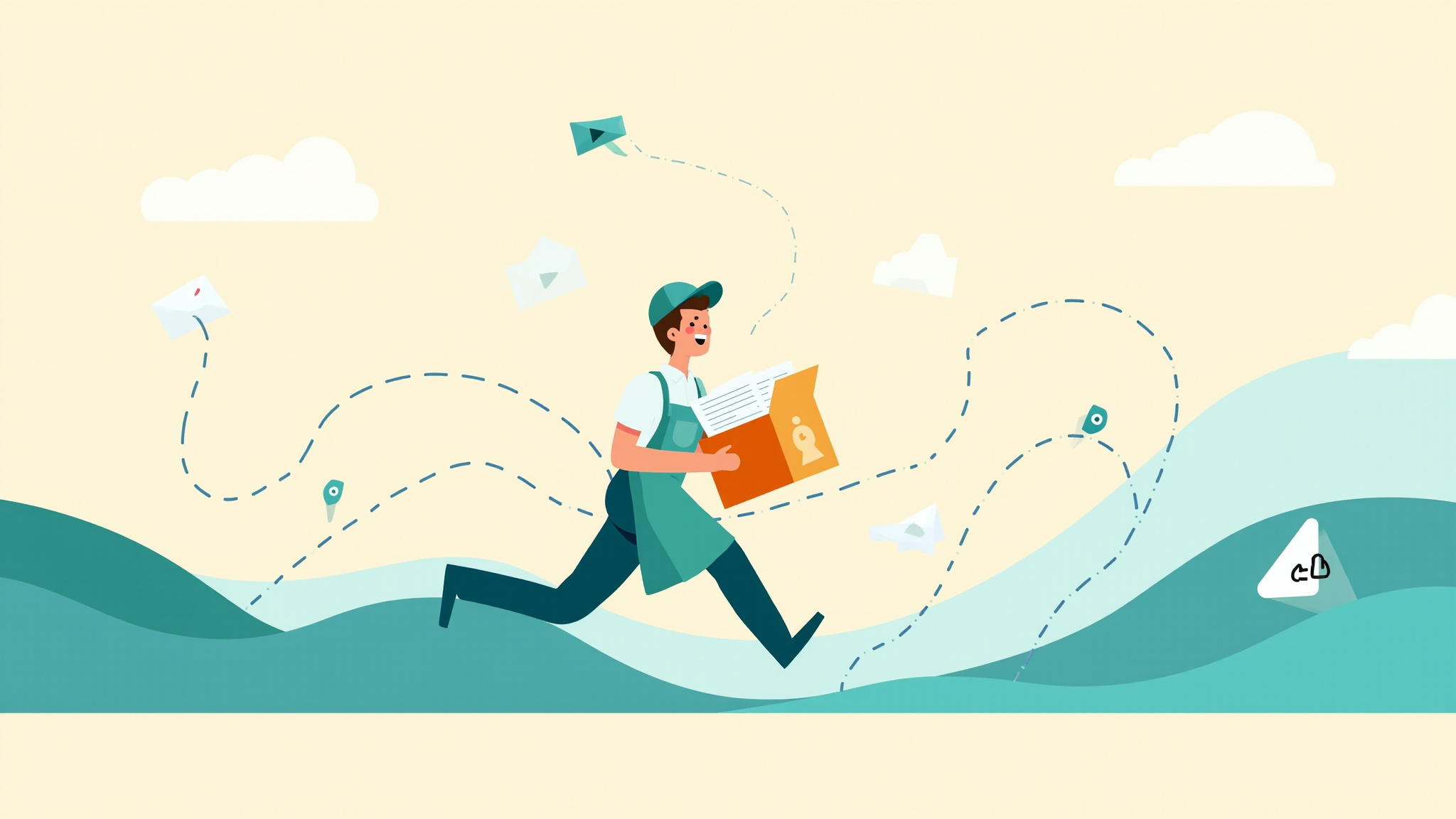 Datalane integration report — animated explainer case illustration